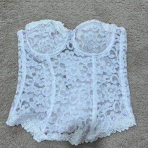 lace corset top